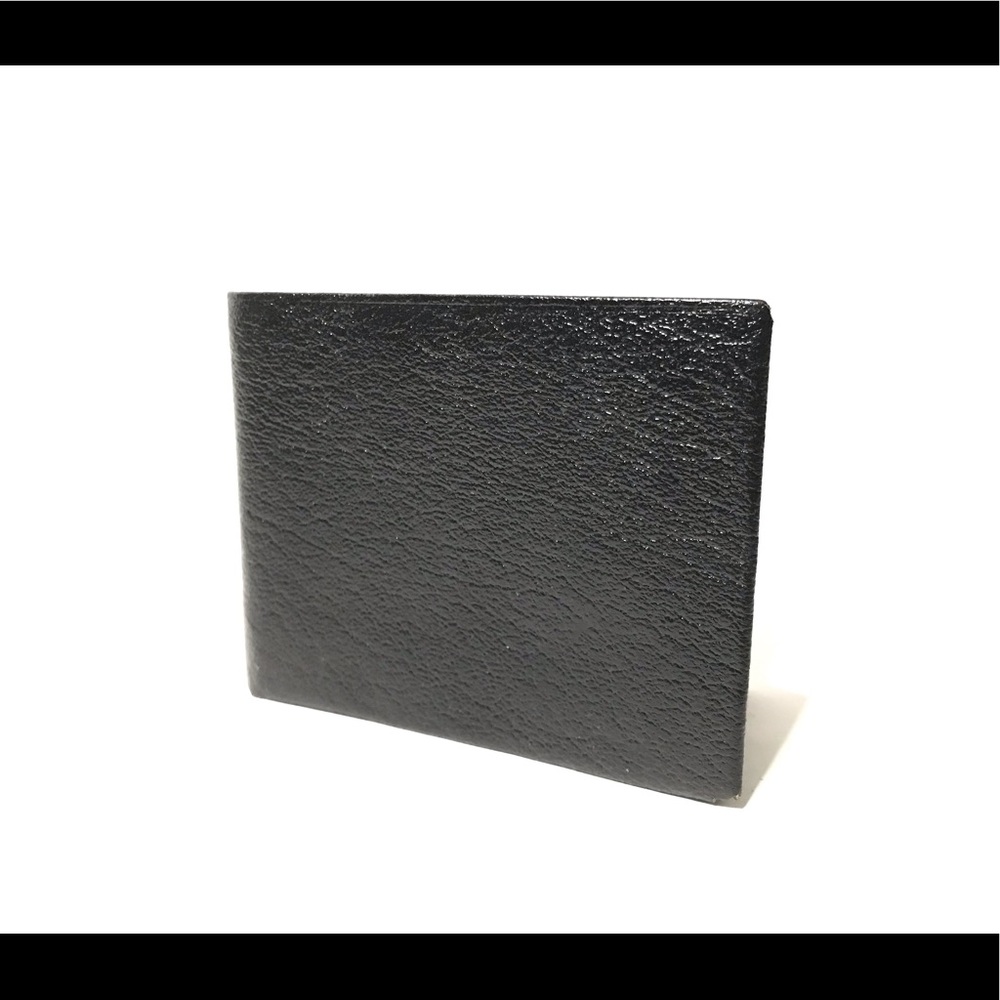 Vintage Crest Craft Genuine Leather Men’s Bifold Wallet NOS Bi-fold Black